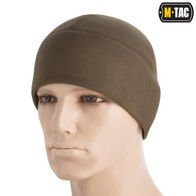 M-Tac Microfleece Hat for Cold Weather, Sizes S–XL, Dark Olive