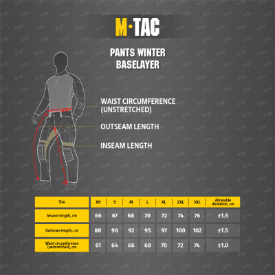M-Tac Pants Winter Baselayer – thermal pants