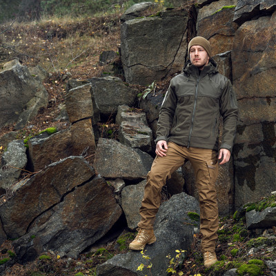 M-Tac Norman Windblock Fleece Jacket – fleece jacket, Olive