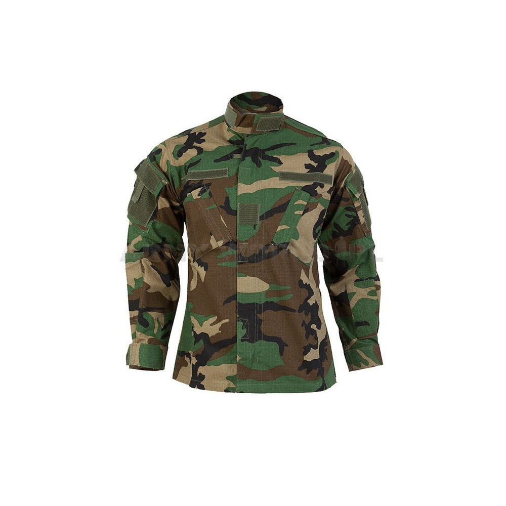 Mil-Tec Ripstop Field Jacket with 5 Pockets, Woodland
