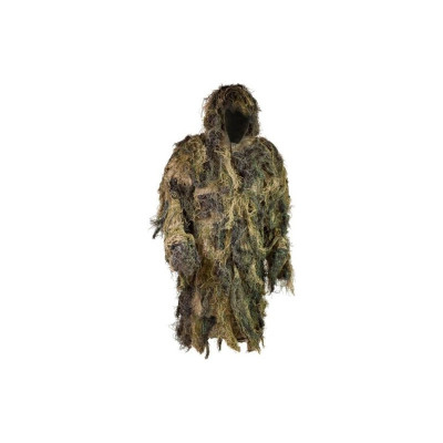 Ghillie-Style Hooded Camo Suit with Camo Threads
