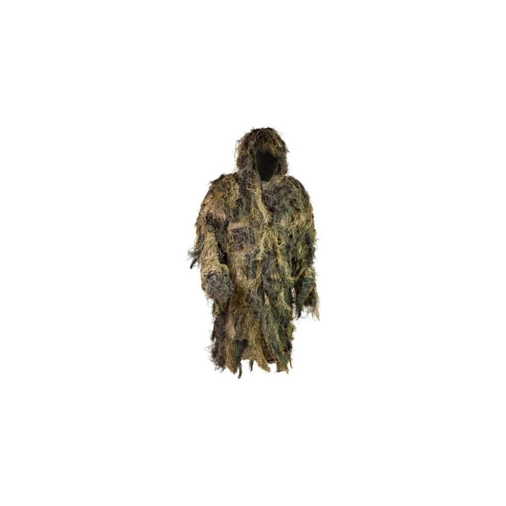 Ghillie-Style Hooded Camo Suit with Camo Threads