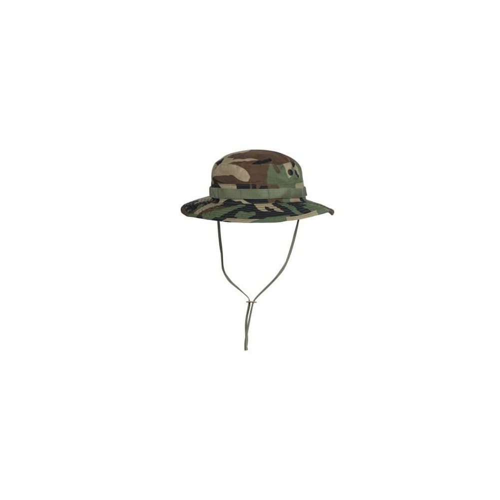 Adjustable Ripstop Boonie Hat with Camo Loops