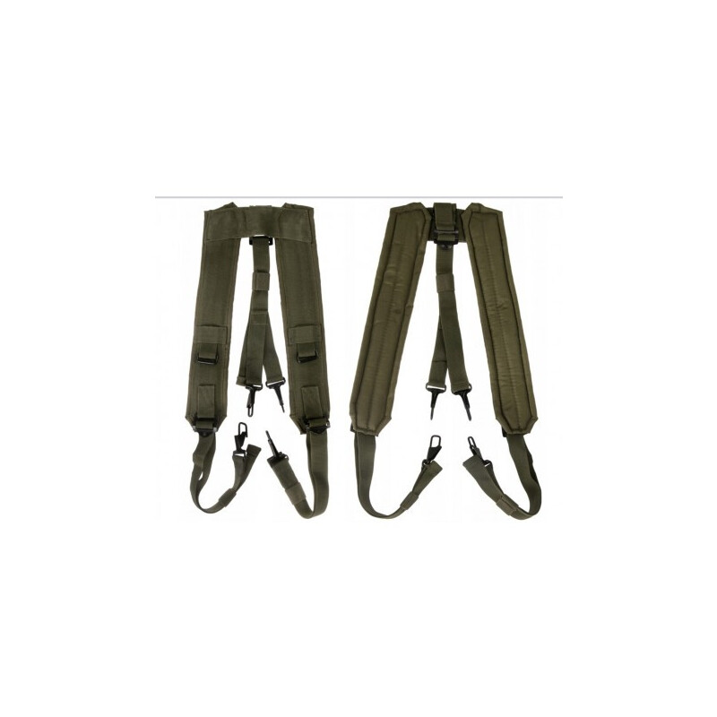 Mil-Tec OD US LC2 Suspenders Olive Petnešos