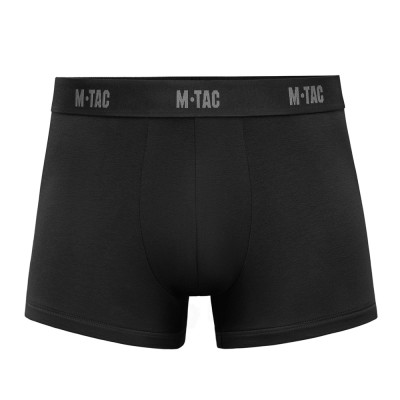M-Tac Men Cotton Stretch Boxer Briefs – men's boxer briefs, Black