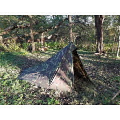 Mil-Tec 285X500 CM Woodland Tarpaulin Woodland marginimo tentas