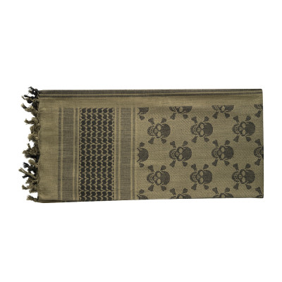 M-Tac Shemagh Scarf Pirate Skull – shemagh scarf, Olive/Black