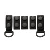 M-Tac Tactical Belt Attachments (5 pcs) – belt attachments, Black