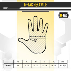 M-Tac Fingerless Gloves Assault Tactical Mk.1 Trumpos taktinės pirštinės