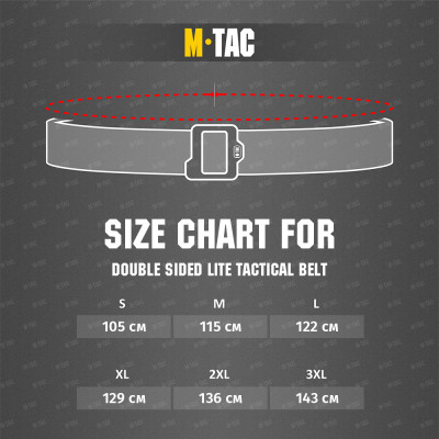 M-Tac Double Sided Lite Tactical Belt – tactical belt