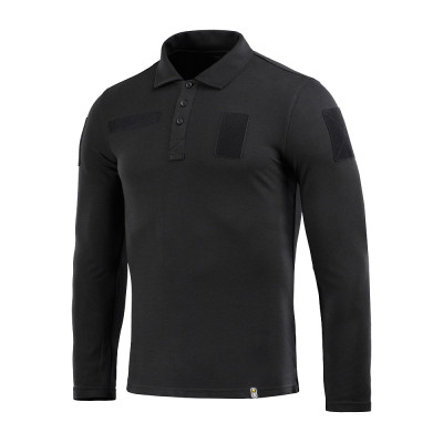 M-Tac Tactical Polo Shirt Long Sleeve 65/35 – polo shirt, Black
