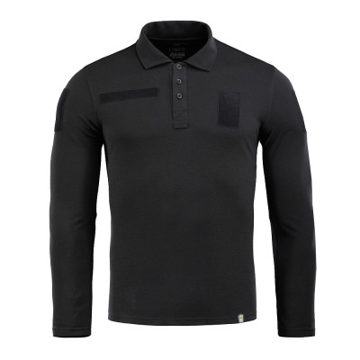 M-Tac Tactical Polo Shirt Long Sleeve 65/35 – polo shirt, Black