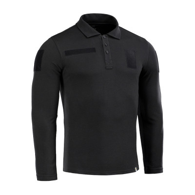 M-Tac Tactical Polo Shirt Long Sleeve 65/35 – polo shirt, Black