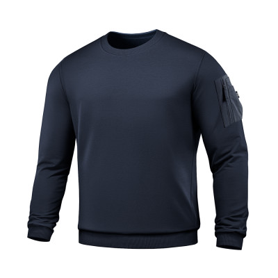 M-Tac Nylon Pocket Cotton Hard Sweatshirt – sweatshirt, Indigo Blue