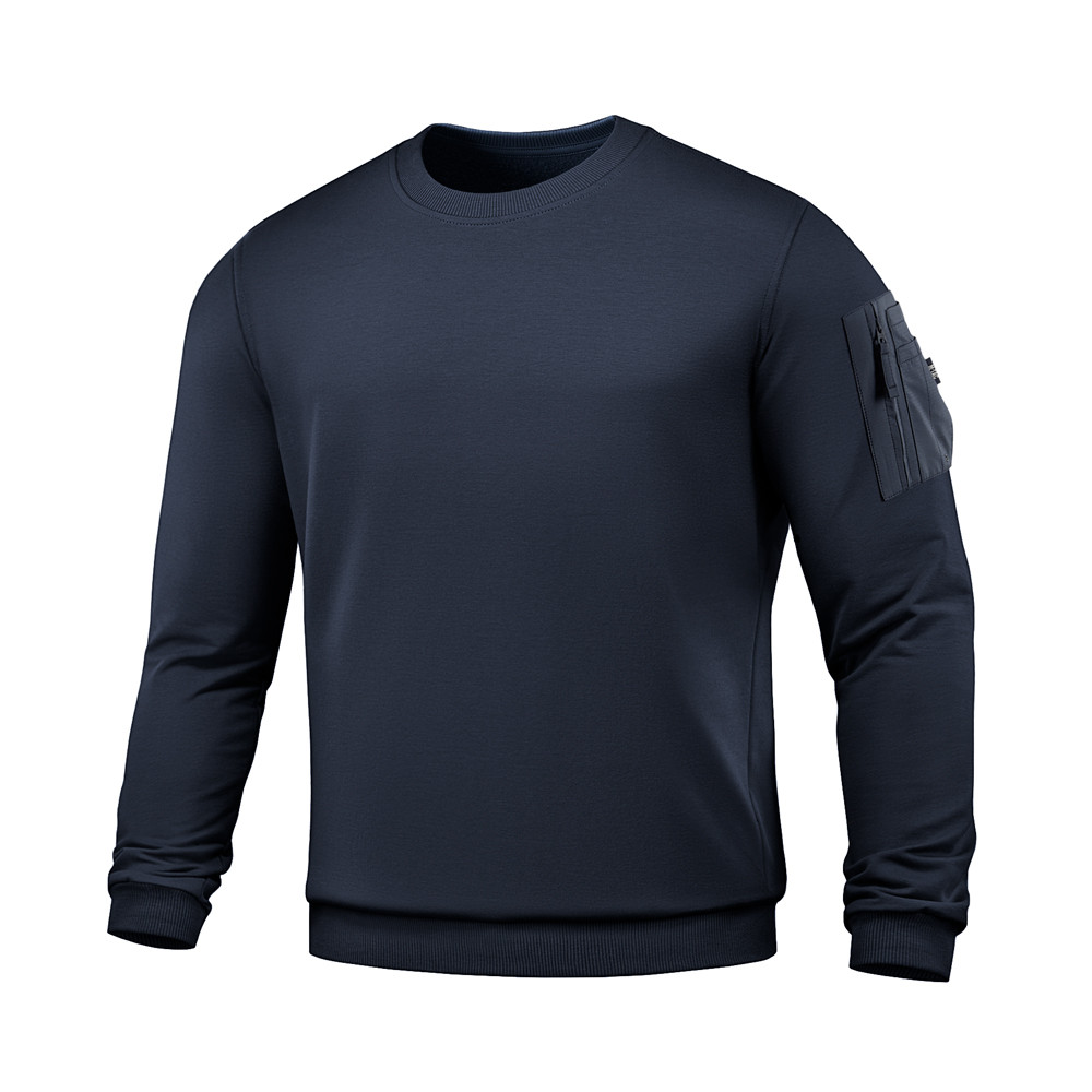 M-Tac Nylon Pocket Cotton Hard Sweatshirt – sweatshirt, Indigo Blue