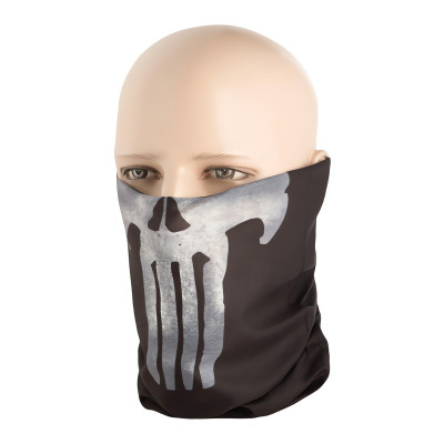 M-Tac Punisher Multi-Wrap Neck Gaiter, 100% Polyester, Black