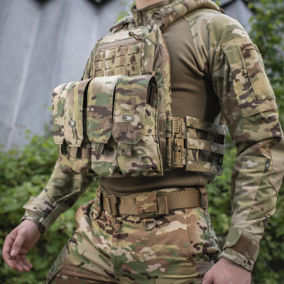 M-Tac Front Panel for Plate Carrier Cuirass QRS XL – front panel, Multicam