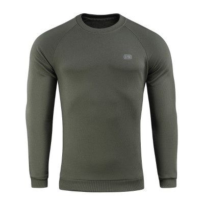 M-Tac Cotton Sweatshirt, 100% Cotton, Ribbed Cuffs, Army Olive