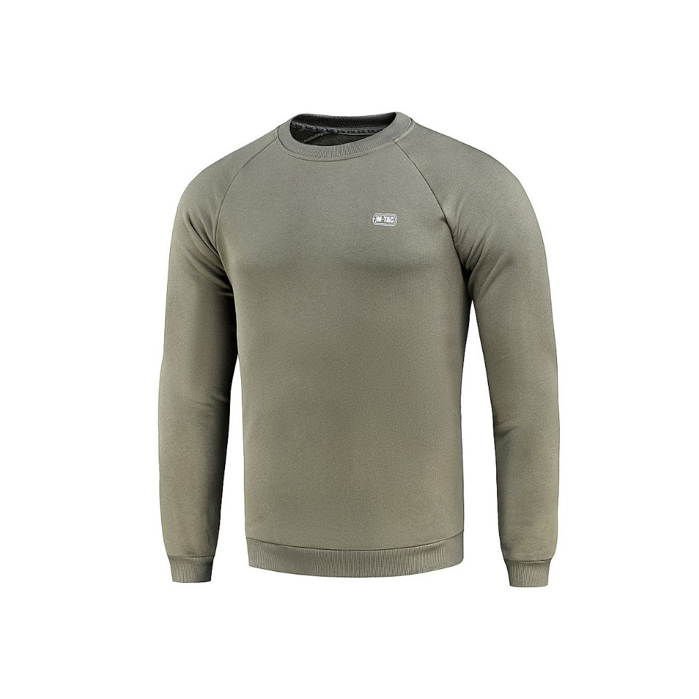 M-Tac Cotton Sweatshirt, 100% Cotton, Ribbed Cuffs, Dark Olive