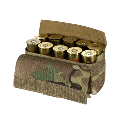 M-Tac 12-Gauge Ammo Pouch for 10 Rounds Elite – ammo pouch, Multicam