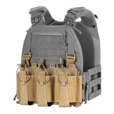 M-Tac Front Panel for Plate Carrier Three Mags – magazine panel, Coyote
