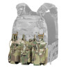 M-Tac Front Panel for Plate Carrier Three Mags – magazine panel, Multicam