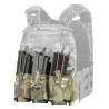 M-Tac Front Panel for Plate Carrier Three Mags – magazine panel, Multicam