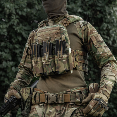 M-Tac Front Panel for Plate Carrier Three Mags – magazine panel, Multicam