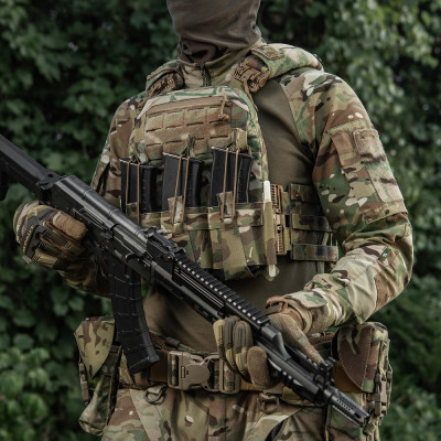M-Tac Front Panel for Plate Carrier Three Mags – magazine panel, Multicam