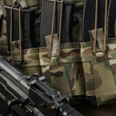 M-Tac Front Panel for Plate Carrier Three Mags – magazine panel, Multicam