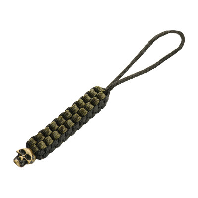 M-Tac Knife Lanyard Cuboid Skull – knife lanyard, Olive/Black
