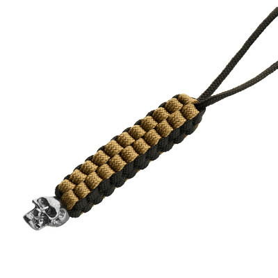M-Tac Knife Lanyard Cuboid Skull – knife lanyard, Coyote/Black