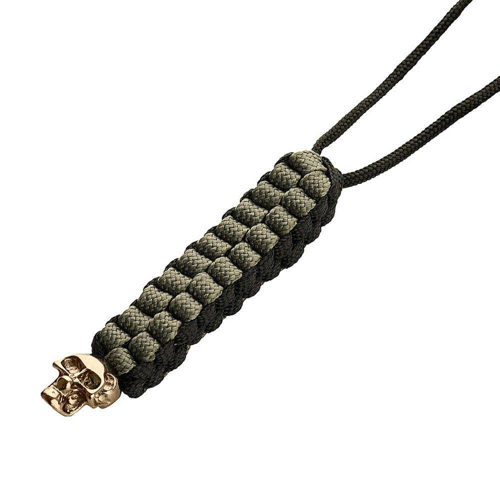 M-Tac Knife Lanyard Cuboid Skull – knife lanyard, Black/Grey