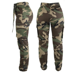 Mil-Tec Woodland Army Pants Woman Woodland marginimo moteriškos kelnės