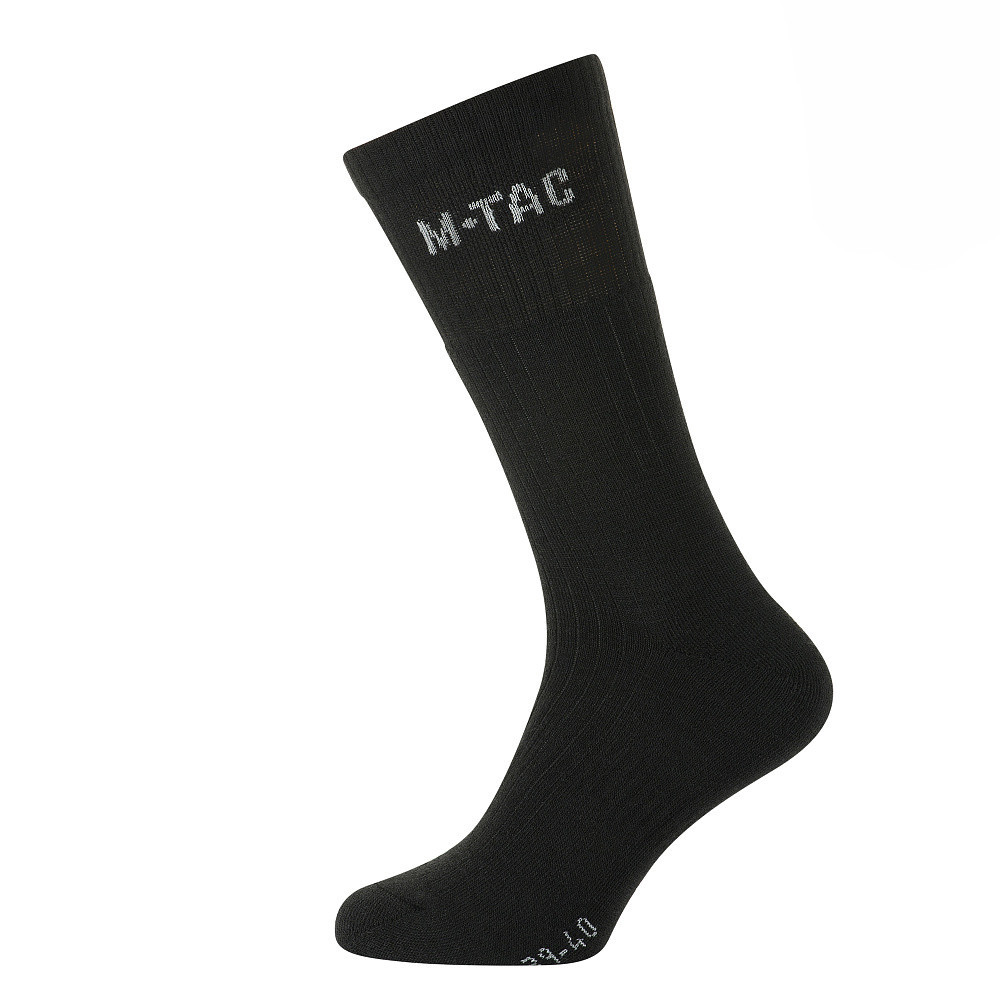 M-Tac Warm Winter Socks with Merino Wool, Black
