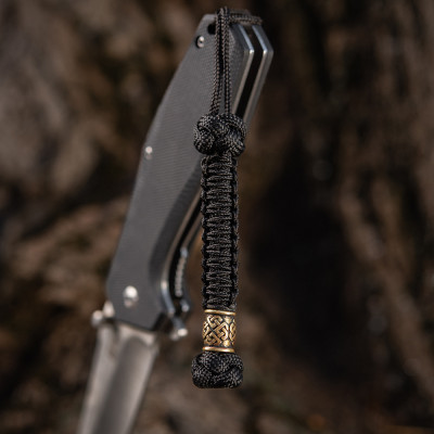 M-Tac Knife Lanyard Celtic – knife lanyard, Black