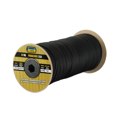 M-Tac Paracord 550 Type III 100 m – paracord, Black