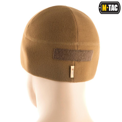 M-Tac Fleece Watch Cap with Patch Panel, 270 g/m2, Coyote