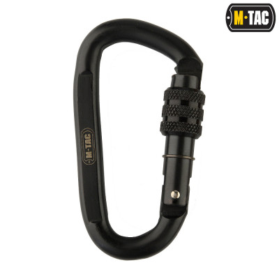 M-Tac Large Trapezoid Carabiner, 40Cr Steel