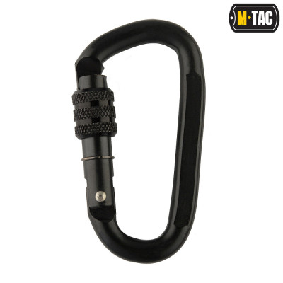 M-Tac Large Trapezoid Carabiner, 40Cr Steel