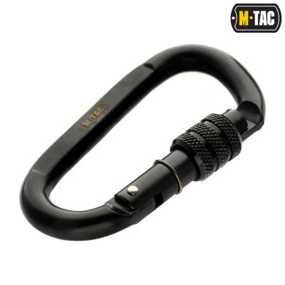M-Tac Large Trapezoid Carabiner, 40Cr Steel