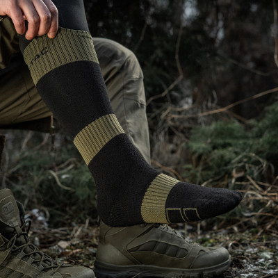 M-Tac Long Winter Socks with Wool, Olive