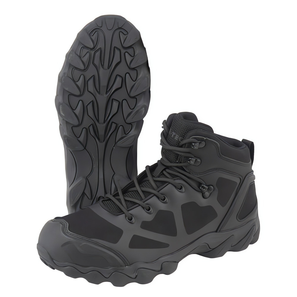Mil-Tec Chimera Mid Black Boots Tactical Black Boots