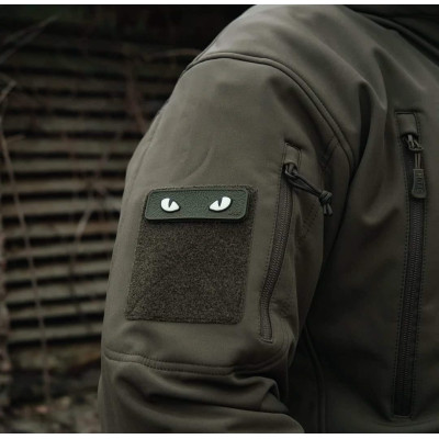 M-Tac Cat Eyes Laser Cut Patch, Glow-in-the-Dark