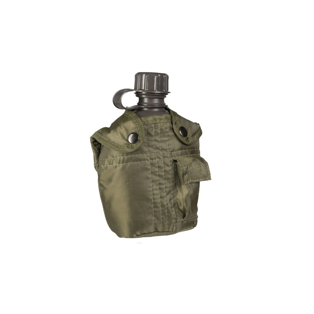 Mil-Tec Canteen with Cover, 1 L, ALICE System, Olive