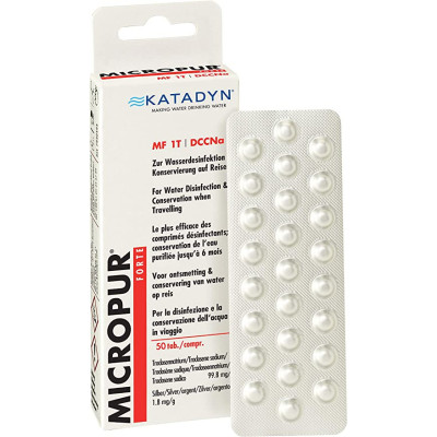 Katadyn Micropur Forte MF 1T Water Disinfectant, 50 Tab.