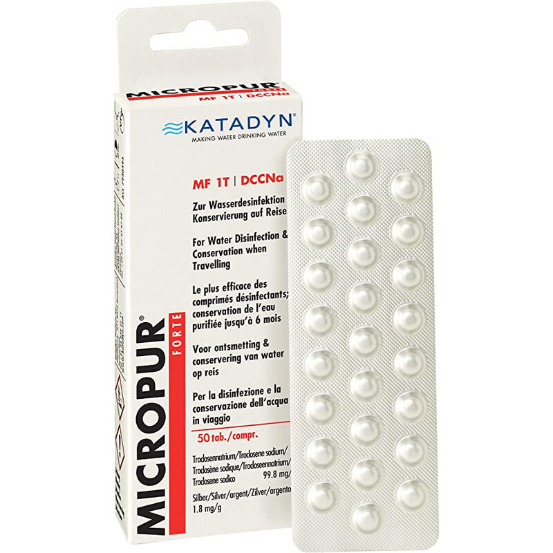 Katadyn Micropur Forte MF1 50T Vandens valymo tabletės, 2x25vnt