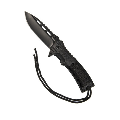 Drop Point Folding Knife, 3CR13 Steel, with Paracord