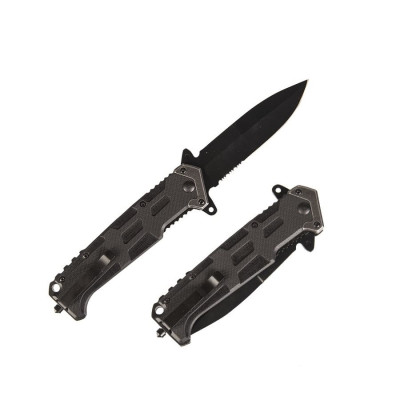 EDC Pocket Knife, Spear Point, 440 Steel, G10 Handle