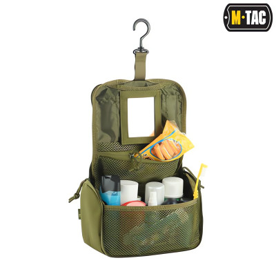 M-Tac Toiletry Bag, 600D PVC, 24x15x8.5 cm, Olive